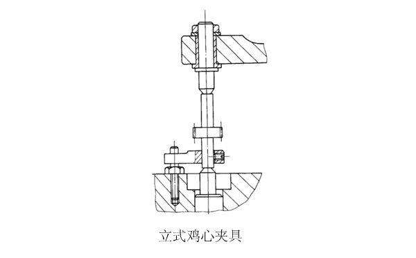 Description of vertical gear hobbing machine fixtures for machining shafts and gears with holes