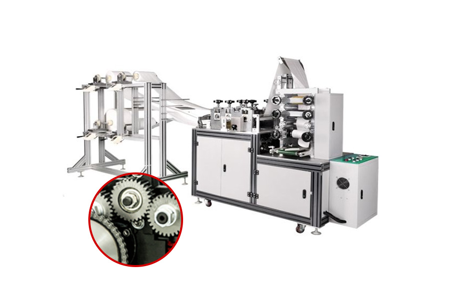 Mask machine gear